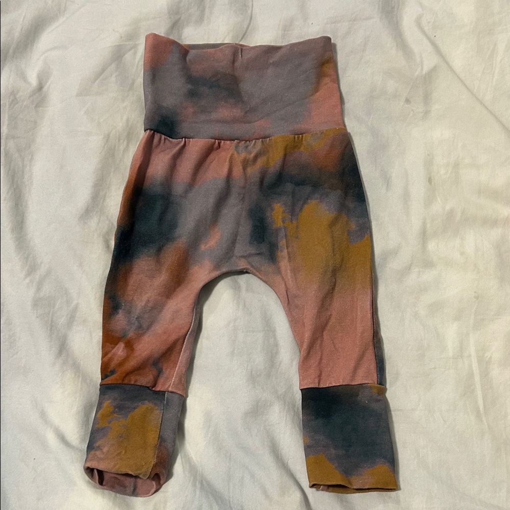 Handmade grow with me pants 3m-12m